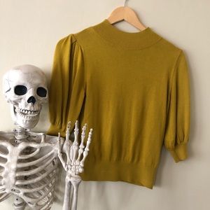Dark yellow sweater from Nordstrom